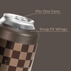 image:imageHydroJug Can Cooler 12 oz Stainless Steel Can Holder CherishAutumn Checkers