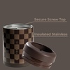 image:imageHydroJug Can Cooler 12 oz Stainless Steel Can Holder CherishAutumn Checkers