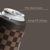 image:imageHydroJug Can Cooler 12 oz Stainless Steel Can Holder CherishAutumn Checkers