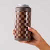 image:imageHydroJug Can Cooler 12 oz Stainless Steel Can Holder CherishAutumn Checkers