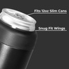 image:imageHydroJug Can Cooler 12 oz Stainless Steel Can Holder CherishBlack