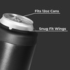 image:imageHydroJug Can Cooler 12 oz Stainless Steel Can Holder CherishBlack