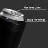 image:imageHydroJug Can Cooler 12 oz Stainless Steel Can Holder CherishBlack
