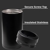 image:imageHydroJug Can Cooler 12 oz Stainless Steel Can Holder CherishBlack