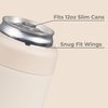 image:imageHydroJug Can Cooler 12 oz Stainless Steel Can Holder CherishCream
