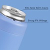 image:imageHydroJug Can Cooler 12 oz Stainless Steel Can Holder CherishLight Blue