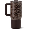 image:imageHydroJug Coffee Traveler 20oz CeramicLined Mug with Handle CascadeBrown Leopard