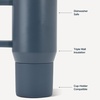 image:imageHydroJug Coffee Traveler 20oz CeramicLined Mug with Handle CascadeCascade