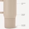 image:imageHydroJug Coffee Traveler 20oz CeramicLined Mug with Handle CascadeDune