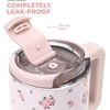 image:imageHydroJug Coffee Traveler 20oz CeramicLined Mug with Handle CascadeWildrose