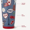 image:imageHydroJug Everyday Tumbler 14 oz CeramicLined Straw Cup CascadeAmerican Honey