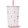 image:imageHydroJug Everyday Tumbler 14 oz CeramicLined Straw Cup CascadeBallerina
