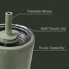 image:imageHydroJug Everyday Tumbler 14 oz CeramicLined Straw Cup CascadeCourtyard