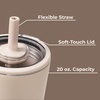 image:imageHydroJug Everyday Tumbler 14 oz CeramicLined Straw Cup CascadeDune