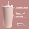 image:imageHydroJug Everyday Tumbler 14 oz CeramicLined Straw Cup CascadeDusty Rose
