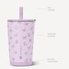 image:imageHydroJug Everyday Tumbler 14 oz CeramicLined Straw Cup CascadeFlutter