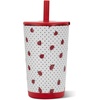 image:imageHydroJug Everyday Tumbler 14 oz CeramicLined Straw Cup CascadeLadybug