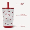image:imageHydroJug Everyday Tumbler 14 oz CeramicLined Straw Cup CascadeLadybug