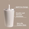 image:imageHydroJug Everyday Tumbler 14 oz CeramicLined Straw Cup CascadeLinen
