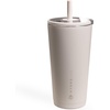 image:imageHydroJug Everyday Tumbler 14 oz CeramicLined Straw Cup CascadeLinen