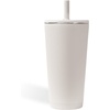image:imageHydroJug Everyday Tumbler 14 oz CeramicLined Straw Cup CascadeLinen