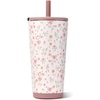image:imageHydroJug Everyday Tumbler 14 oz CeramicLined Straw Cup CascadeMagnolia