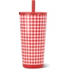 image:imageHydroJug Everyday Tumbler 14 oz CeramicLined Straw Cup CascadeSummer Picnic