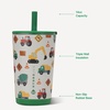image:imageHydroJug Everyday Tumbler 14 oz CeramicLined Straw Cup CascadeUnder Construction