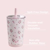 image:imageHydroJug Everyday Tumbler 14 oz CeramicLined Straw Cup CascadeWildrose