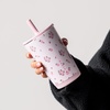 image:imageHydroJug Everyday Tumbler 14 oz CeramicLined Straw Cup CascadeWildrose