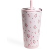 image:imageHydroJug Everyday Tumbler 14 oz CeramicLined Straw Cup CascadeWildrose