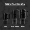 image:imageHydroJug Sport 20 oz Insulated Stainless Steel Water Bottle BlackBlack Leopard