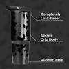 image:imageHydroJug Sport 20 oz Insulated Stainless Steel Water Bottle BlackBlack Leopard