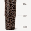 image:imageHydroJug Sport 20 oz Insulated Stainless Steel Water Bottle BlackBrown Leopard