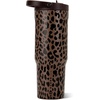 image:imageHydroJug Sport 20 oz Insulated Stainless Steel Water Bottle BlackBrown Leopard