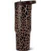 image:imageHydroJug Sport 20 oz Insulated Stainless Steel Water Bottle BlackBrown Leopard