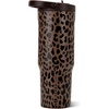 image:imageHydroJug Sport 20 oz Insulated Stainless Steel Water Bottle BlackBrown Leopard