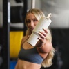 image:imageHydroJug Sport 20 oz Insulated Stainless Steel Water Bottle BlackCream