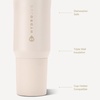 image:imageHydroJug Sport 20 oz Insulated Stainless Steel Water Bottle BlackCream