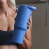 image:imageHydroJug Sport 20 oz Insulated Stainless Steel Water Bottle BlackLight Blue