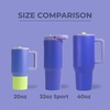 image:imageHydroJug Sport 20 oz Insulated Stainless Steel Water Bottle BlackLime Rickey