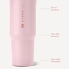 image:imageHydroJug Sport 20 oz Insulated Stainless Steel Water Bottle BlackPink Sand
