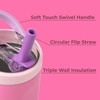 image:imageHydroJug Sport 20 oz Insulated Stainless Steel Water Bottle BlackPink Sugar