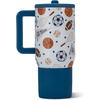 image:imageHydroJug Traveler 20oz Kids Insulated Tumbler with Handle Brown LeopardAllStars