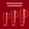 image:imageHydroJug Traveler 20oz Kids Insulated Tumbler with Handle Brown LeopardAlumni Red