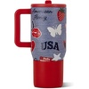 image:imageHydroJug Traveler 20oz Kids Insulated Tumbler with Handle Brown LeopardAmerican Honey