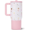 image:imageHydroJug Traveler 20oz Kids Insulated Tumbler with Handle Brown LeopardBallerina