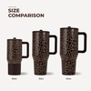 image:imageHydroJug Traveler 20oz Kids Insulated Tumbler with Handle Brown LeopardBrown Leopard