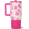image:imageHydroJug Traveler 20oz Kids Insulated Tumbler with Handle Brown LeopardCowgirl