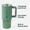 image:imageHydroJug Traveler 20oz Kids Insulated Tumbler with Handle Brown LeopardLime Rickey